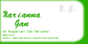 marianna gan business card